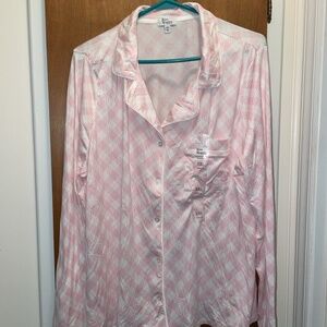 Kim Rogers Intimates Notch Collar Pajama Set Size XXL